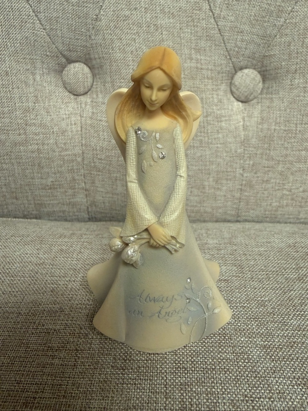 Foundations by Enesco Always an Angel Figurine by Karen Hahn, perfect condition